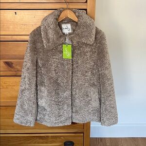 Sam Edelman Collared Butter Teddy Jacket NWT